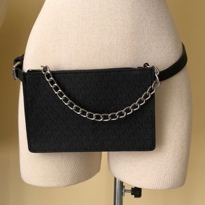 Michael Kors medium coated canvas belt bag